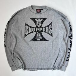 thumbnail for ERD's stylist West Coast Choppers Vintage Sanskrit Waffle sweatshirt long-sleeved T-shirt