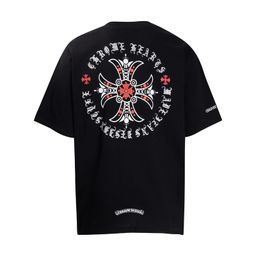 thumbnail for High-end custom heavyweight 23 new Klo Peng summer trendy short-sleeve European and American street short-sleeve T-shirt series