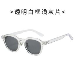 thumbnail for Óculos de sol poligonais TR9 de nicho transfronteiriço 2025, óculos de sol de alta qualidade, moda feminina retrô.