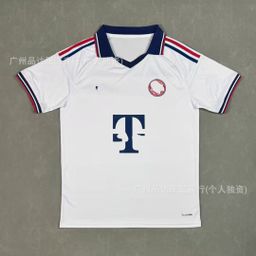 thumbnail for 2627 Paraguay South Africa Qatar Leipzig France New Home and Away Football Uniforms Short-Sleeved Jerseys Wholesale