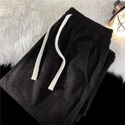 thumbnail for Spring and Autumn New Corduroy Casual Wide Leg Pants American Retro Loose Straight Pants Men&#039;s and Women&#039;s Couple Sports Pants