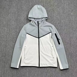thumbnail for Spring Fall 2024 Casual Sports Cotton Air Layer Hooded Zip Cardigan Men's Jacket 490 Coat