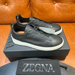 thumbnail for Top Version!! !Genuine Leather Fashion Casual Shoes Breathable Sports Shoes European New First Layer Cowhide Men's Shoes