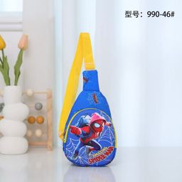 thumbnail for New cartoon cute girls' princess small chest bag, lightweight single-shoulder crossbody bag for boys and girls, casual large capacity for children