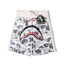 thumbnail for Cross-border in stock and fast delivery Shark Camouflage Youth Casual Shorts Medium Pants Men and Women Pure Cotton Luminous Beach Pants Sweatpants