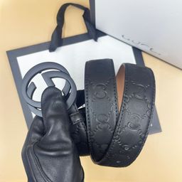 thumbnail for Cross-Border Popular Double g Belt Men's Smooth Buckle Genuine Leather Belt Letter Fashion Trendy Versatile Trouser Belt Factory Direct Sale