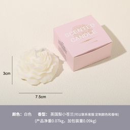 thumbnail for Peony flower scented candle wholesale mother's day fragrance souvenir artificial flower shape candle ornaments cross-border