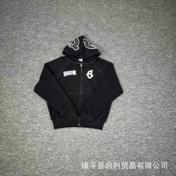 thumbnail for 25Ss Foreign Trade American Fashion Alcatraz Casual Suit High Street Men and Women Couple Trendy Denim Jacket Jacket Gathering Place