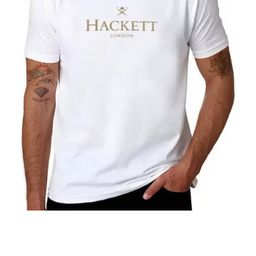 thumbnail for 2025 Summer New Men's Loose Casual Versatile Crew Neck Short Sleeve T-Shirt with Mongolian Letter Embroideration