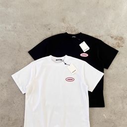 thumbnail for 2026 European and American Trendy Brand Jac Men's T-Shirt Short-Sleeved Top Solid Color Embroidered Stamp Letter Pattern Factory Direct Sale