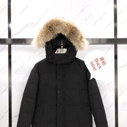 thumbnail for 跨境Wyndham 29大鹅羽绒服冬季款狼毛加厚男女士中长款派克3808MA