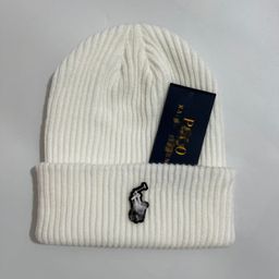 thumbnail for Winter pony embroidery woolen hat unisex trendy European and American simple knitted hat outdoor warm and cold-proof pullover hat