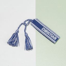 thumbnail for D home spot cotton thread embroidery wrist strap tassel woven bracelet female bohemian letter European and American bracelet
