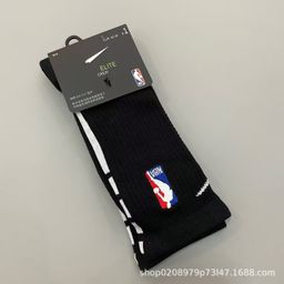 thumbnail for NBA 19 meias de basquete americano versão jogador toalha espessada fundo jovem treinamento prático meias esportivas de alta qualidade