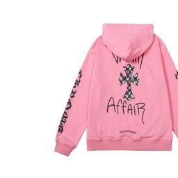 thumbnail for 跨境潮牌ChromeHeart克罗伈长袖T恤纯棉男女款宽松带标牌复古美式