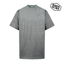 thumbnail for 25 Nanyou SPL new logo embroidery pure cotton classic basic short-sleeved T-shirt fashionable and versatile men's and women's casual summer
