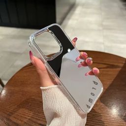thumbnail for Makeup mirror Apple shell for iPhone15 phone case 13promax14 niche high-end sense 11 Apple 12