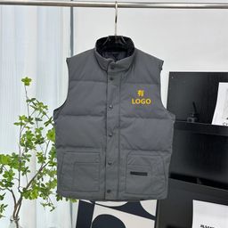 thumbnail for Cross-border goose down jackets, vests, men's and women's short vests, Canadian winter models, the same classic kan shoulder thickening