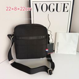 thumbnail for Tommy nova bolsa masculina casual mochila de couro masculino comércio exterior atacado moda bolsa de ombro bolsa de ombro direto da fábrica