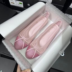 thumbnail for [Complete Colors] Xiaoxiangfeng Classic Color-Blocking Flat Shoes Women's Bow Ballet Shoes Soft Sole Comfortable Casual Shoes
