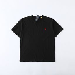 thumbnail for Cross-Border Foreign Trade Supply of Laff Pony Logo Rl Round Neck Short-Sleeved Men&#039s Summer Polo Casual Cotton T-Shirt