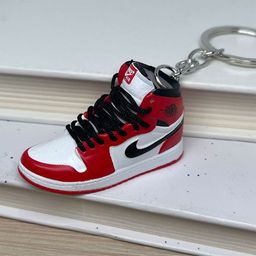 thumbnail for AJ three-dimensional basketball shoes keychain 3d shoe model couple bag pendant accessories car key hanging ornaments wholesale