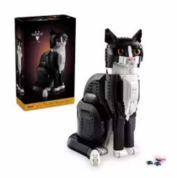 thumbnail for Cross-Border Compatible Lego Building Blocks Creative 21349 Tuxedo Cat Pet Children's Educational Assembly Toy Decoration