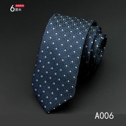 thumbnail for Men&#039s Small Tie Korean Casual Narrow Polyester Silk Hand Hit Personality Performance Fashion 6cm Floral New Spot
