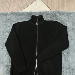 thumbnail for Ma's four-corner cardigan zipper semi-turtleneck sweater men's design sense is loose and casual, lazy spring and autumn knitwear, versatile and versatile