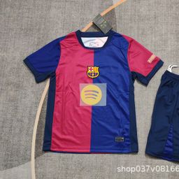 thumbnail for 2426 new season children&#039s football uniform Real Madrid Portugal Manchester United Tottenham Barcelona Santos home and away