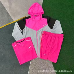 thumbnail for Wholesale new sports foreign trade suits fitness running sets quick drying breathable loose casual short sleeve shorts men's clothing