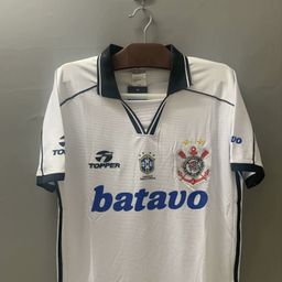 thumbnail for Brazilian League Vintage Series Jersey 92-93 Pa Ermeras 12 Santos 99 Flamengo Football uniform