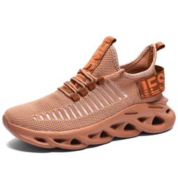 thumbnail for Cross-border explosions plus size men&#039s shoes mesh shoes fashion fly woven shoes new casual men&#039s shoes mesh breathable sneaker