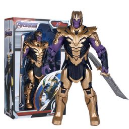 thumbnail for 18cm Alto Iron Man Figure Toy Model Spider-Man Captain America Green Thanos Anime Avengers