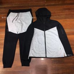 thumbnail for 2024 Spring/Autumn Casual Sports Cotton Air-Layer Hooded Zip-Up Cardigan Men's Jacket 490 Size Size 163