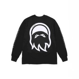 thumbnail for 26SS Spitfire L S Tee Collaboration Pure Cotton Back Little Fire Man Print Long-Sleeve T-Shirt Base Layer for Men and Women