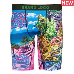 thumbnail for Ethika's Same Men's Underwear Boxer Trbottomy Brand Shorts Ice Silk Print Sports Quick-Drying Extbottomed Leggings
