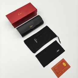 thumbnail for The same handmade glasses case of the card, fashion brand sunglasses case set, convenient sunglasses case support printing LOGO