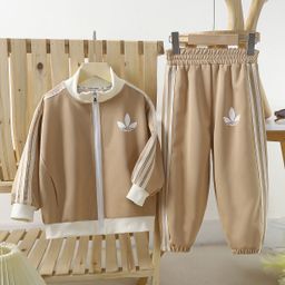 thumbnail for Cross-border children's clothing 2025 spring new children's sports suits, boys and girls, children's foreign cardigans, casual sweatshirts