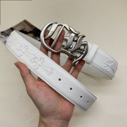 thumbnail for CH Cross Colored Crow Belt Classic Belt Men's and Women's Jeans Belt Vintage Fashion Belt Trendy Trouser Belt