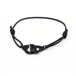 thumbnail for European and American jewelry new braided couple bracelet stainless steel handcuff bracelet women's handcuff bracelet