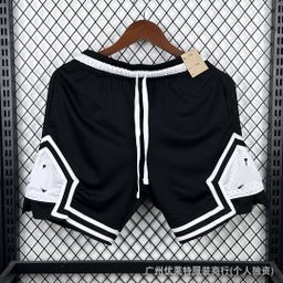 thumbnail for 2025 New Summer American Style Trapeze Shorts for Men and Women Basketball Sports Casual Quick-Drying Breathable Five-Point Pants Trendy Brand