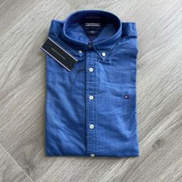 thumbnail for TOMMY/TOMMY 6-color cotton Oxford fabric men's versatile long sleeve business casual cotton washed shirt