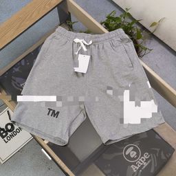 thumbnail for American men's new big logo athleisure loose, breathable and comfortable five-point quick-drying woven shorts for one hair