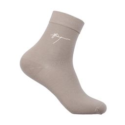 thumbnail for Ferragam0 105S cotton brand logo printed men's midi socks