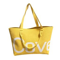 thumbnail for 2026 New Spring/Summer Tote Bag Large Capacity Women's Office Commuting Premium Knit Bag Cross-border Handbag