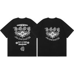 thumbnail for Asccub Fujiwara Hiroshi Lightning Series Printed Unisex Loose Casual Short Sleeve T-Shirt Trendy Print