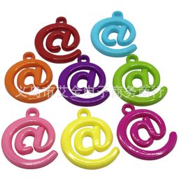 thumbnail for Real color pony flower digital acrylic loose beads DIY handmade bracelet beading jewelry accessories pendant