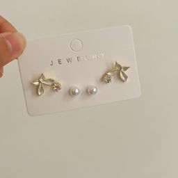 thumbnail for Set of 6! Shopkeeper super push! Exquisite suit Earrings Niche Design Sense Earrings for Women High-end Sense Earrings for Women