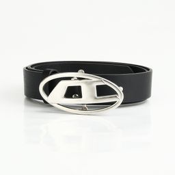 thumbnail for New D-shaped oval buckle belt men&#039;s and women&#039;s fashion high-end all-match belt fashion decorative belt women